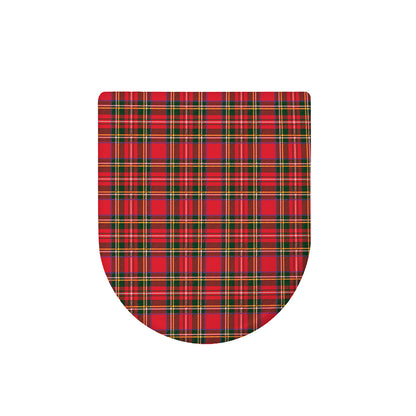 Red And Green Scottish Tartan Print Toilet Lid Cover