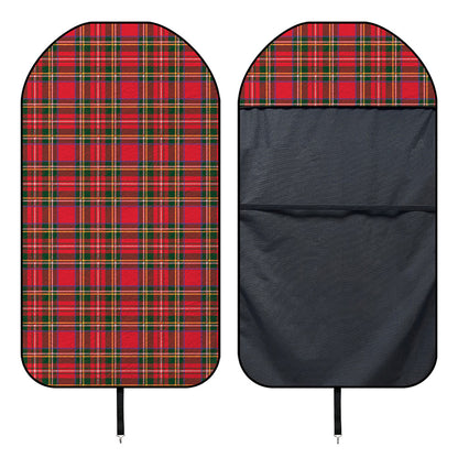 Red And Green Scottish Tartan Print Waterproof Car Seat Cover