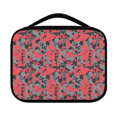Red And Grey Digital Camo Pattern Print Classic Bible Case
