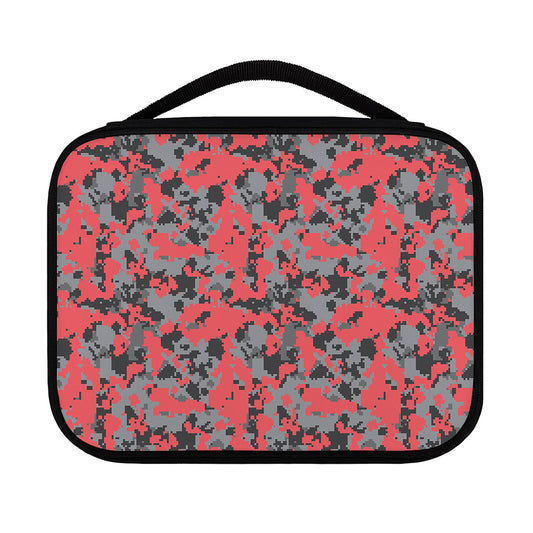 Red And Grey Digital Camo Pattern Print Classic Bible Case