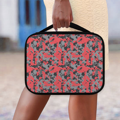 Red And Grey Digital Camo Pattern Print Classic Bible Case