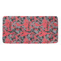 Red And Grey Digital Camo Pattern Print Towel