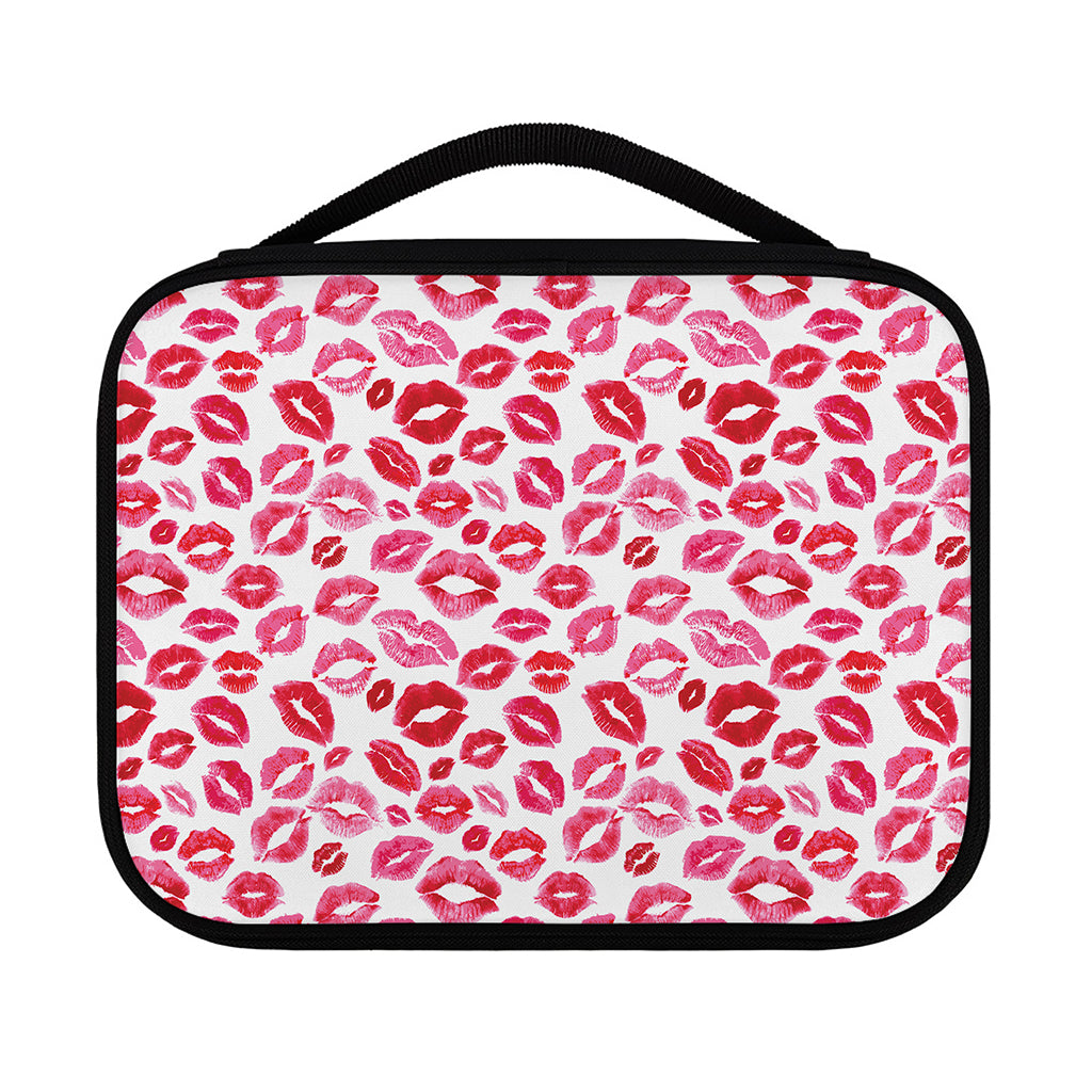 Red And Pink Lips Pattern Print Classic Bible Case