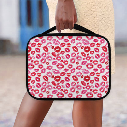 Red And Pink Lips Pattern Print Classic Bible Case