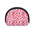 Red And Pink Lips Pattern Print Coin Purse