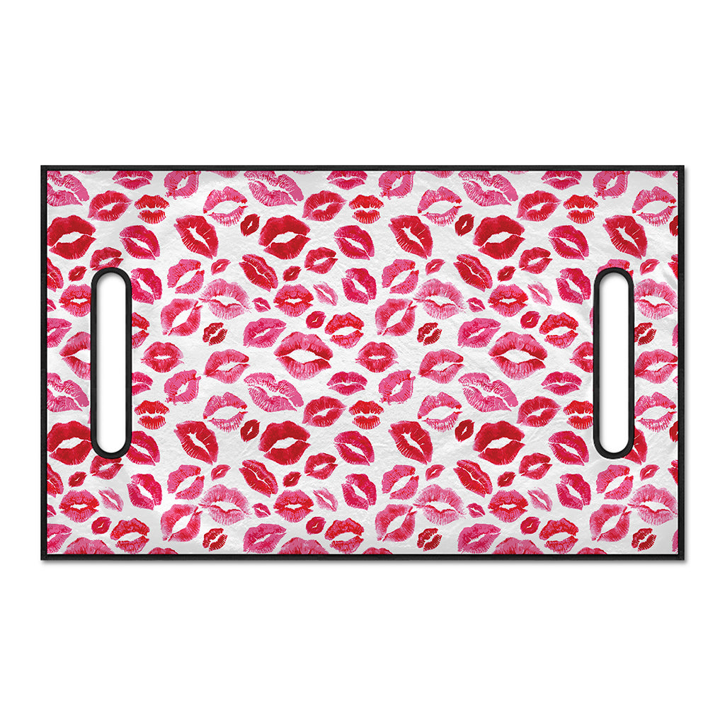 Red And Pink Lips Pattern Print Golf Cart Seat Cover