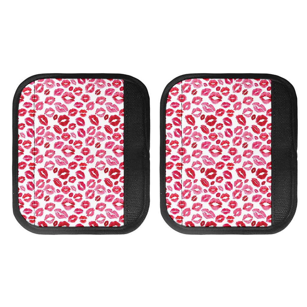 Red And Pink Lips Pattern Print Handle Covers