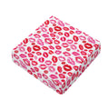 Red And Pink Lips Pattern Print Outdoor Seat Cushion Cover