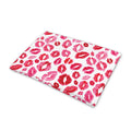 Red And Pink Lips Pattern Print Pet Cooling Mat Cover