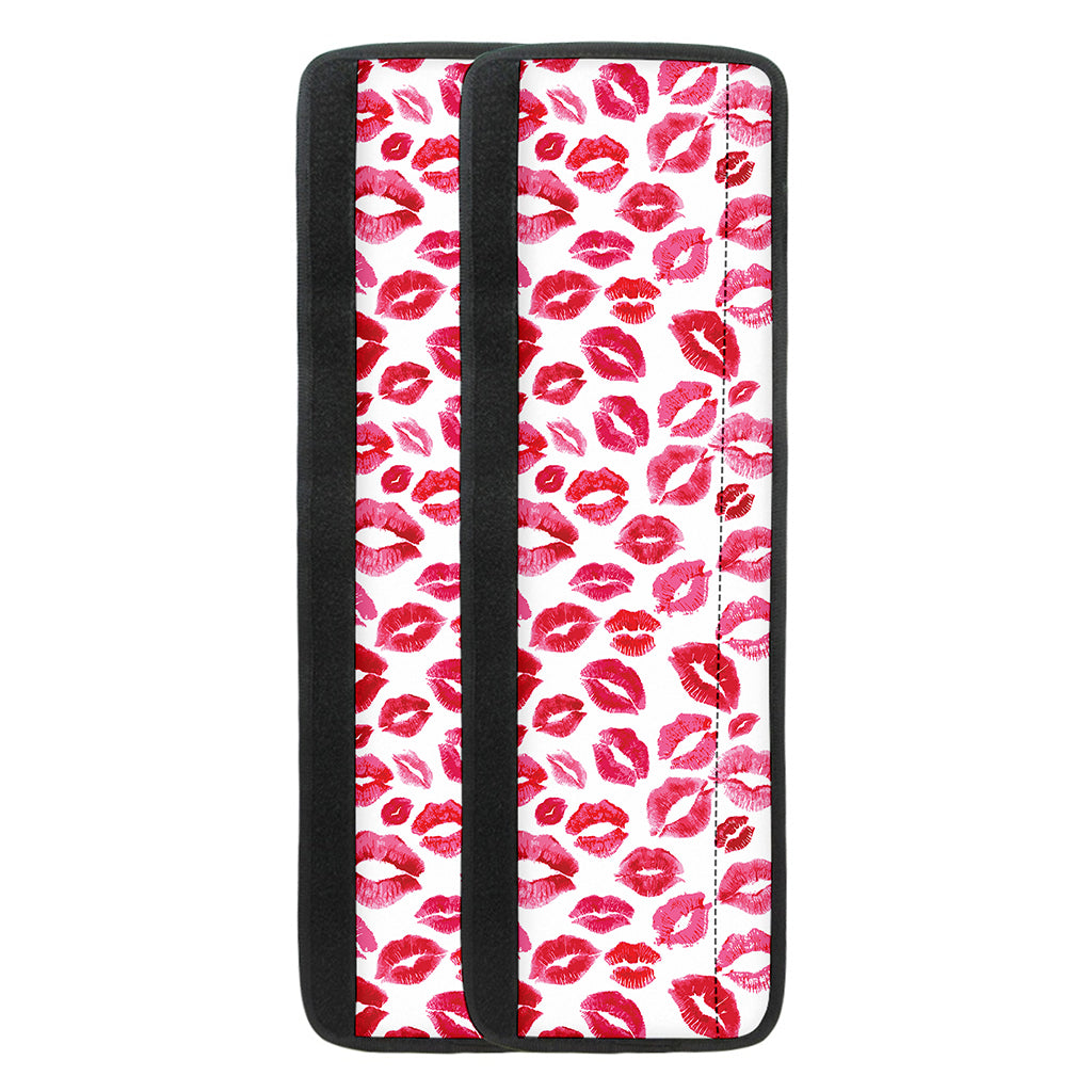 Red And Pink Lips Pattern Print Refrigerator Handle Covers
