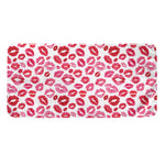 Red And Pink Lips Pattern Print Towel