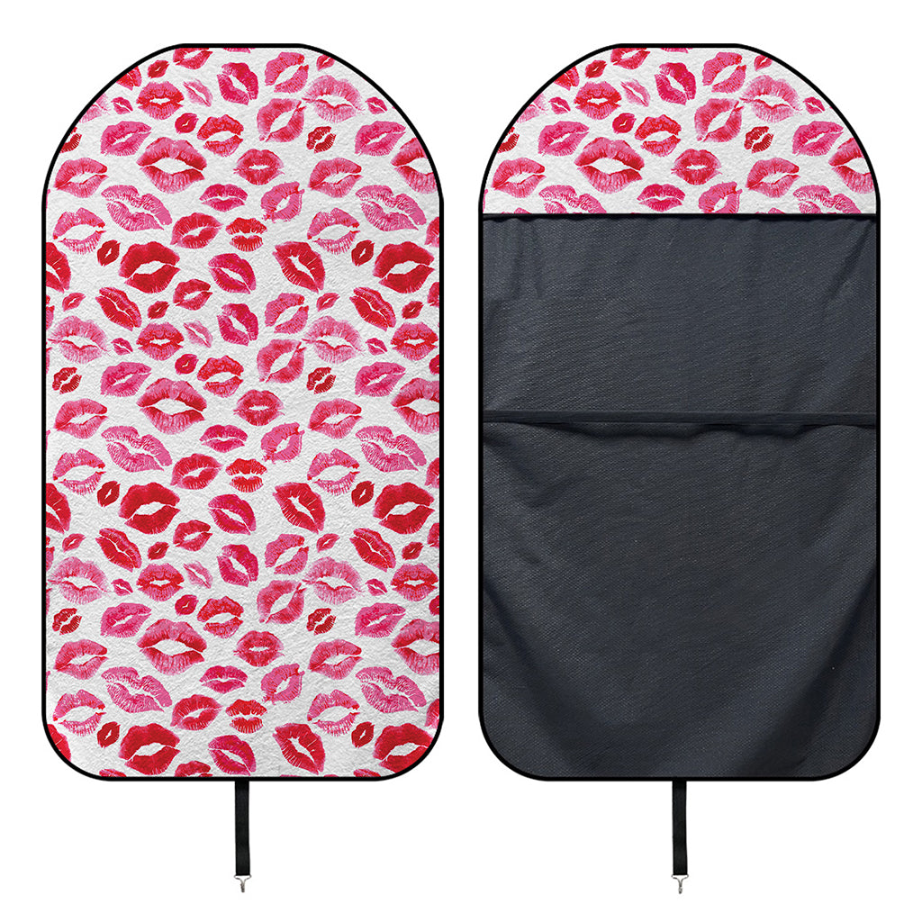 Red And Pink Lips Pattern Print Waterproof Car Seat Cover