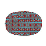 Red And Teal Southwestern Pattern Print Car Side Mirror Covers