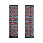 Red And Teal Southwestern Pattern Print Handle Covers