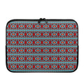 Red And Teal Southwestern Pattern Print Laptop Sleeve
