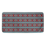 Red And Teal Southwestern Pattern Print Towel