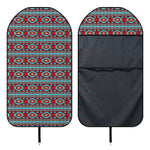 Red And Teal Southwestern Pattern Print Waterproof Car Seat Cover