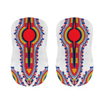 Red And White African Dashiki Print Bar Stool Covers
