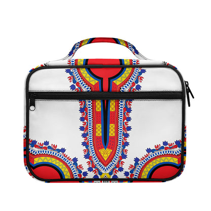 Red And White African Dashiki Print Briefcase Bible Bag