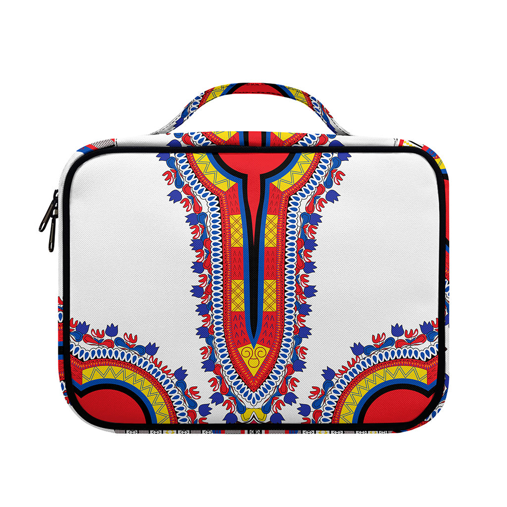 Red And White African Dashiki Print Briefcase Bible Bag