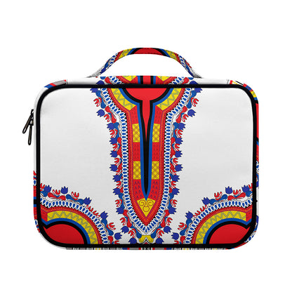 Red And White African Dashiki Print Briefcase Bible Bag