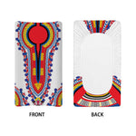Red And White African Dashiki Print Changing Pad Cover