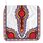 Red And White African Dashiki Print Hand Towel