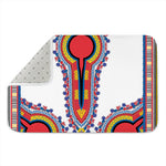 Red And White African Dashiki Print Indoor Door Mat