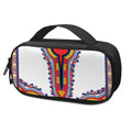 Red And White African Dashiki Print Portable Cooler Travel Case
