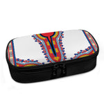Red And White African Dashiki Print Insulin Cooler Travel Case