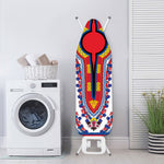 Red And White African Dashiki Print Ironing Board Cover