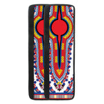 Red And White African Dashiki Print Refrigerator Handle Covers