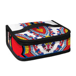 Red And White African Dashiki Print Small Lunch Bag