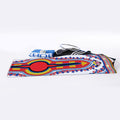 Red And White African Dashiki Print Sports Towel