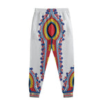 Red And White African Dashiki Print Sweatpants