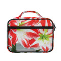 Red And White Amaryllis Print Briefcase Bible Bag