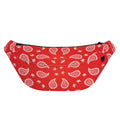 Red And White Bandana Print Fanny Pack