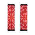 Red And White Bandana Print Handle Covers