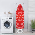 Red And White Bandana Print Ironing Board Cover