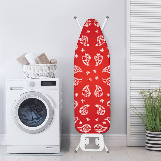 Red And White Bandana Print Ironing Board Cover