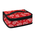 Red And White Bandana Print Small Lunch Bag
