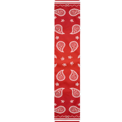 Red And White Bandana Print Table Runner