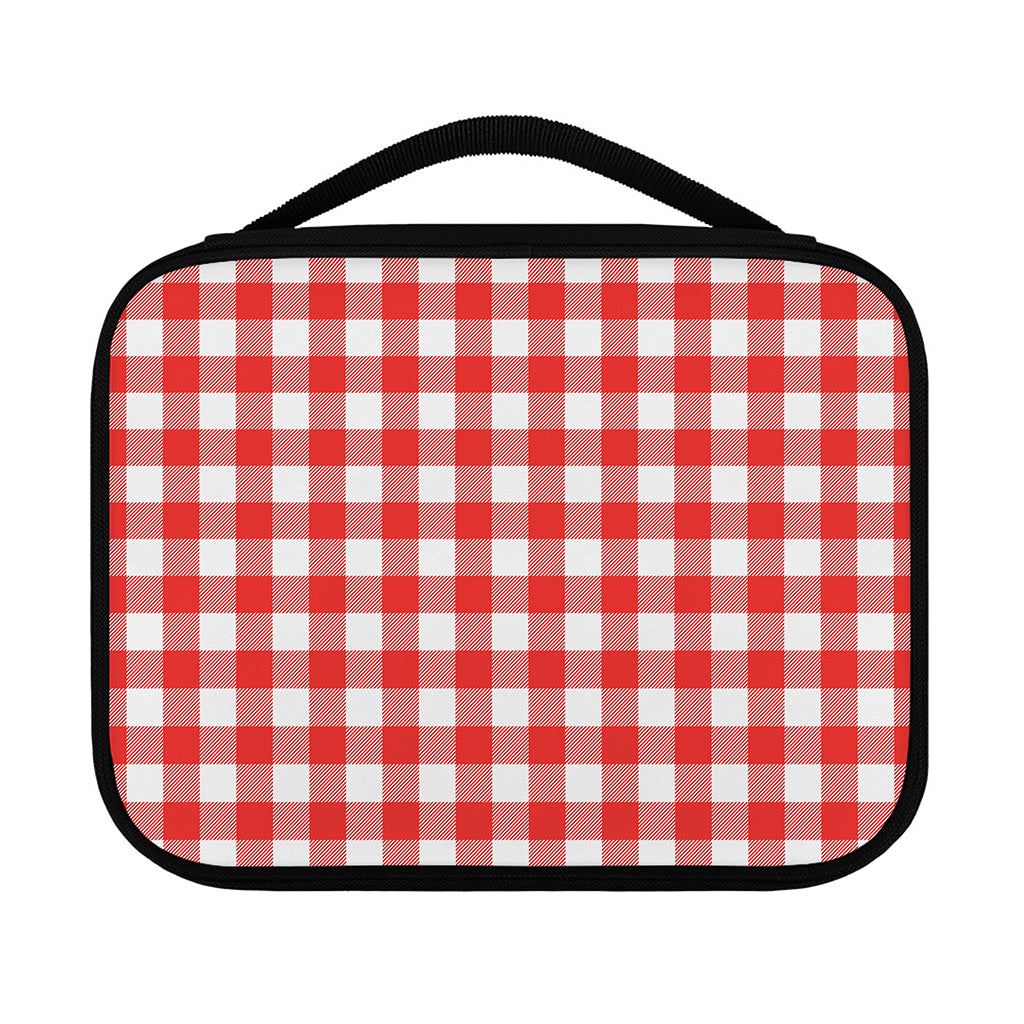 Red And White Buffalo Check Print Classic Bible Case