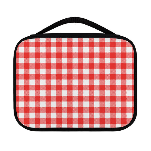 Red And White Buffalo Check Print Classic Bible Case