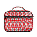 Red And White Bullseye Target Print Briefcase Bible Bag