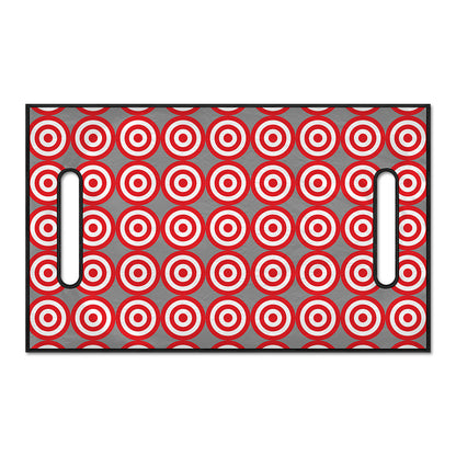 Red And White Bullseye Target Print Golf Cart Seat Cover