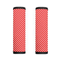 Red And White Candy Cane Pattern Print Handle Covers