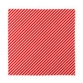 Red And White Candy Cane Pattern Print Silk Bandana