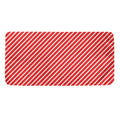 Red And White Candy Cane Pattern Print Towel