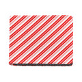Red And White Candy Cane Stripe Print Bifold Wallet